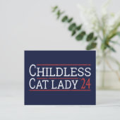 Kamala Harris - Kinderloze Cat Lady 2024 I Briefkaart (Staand voorkant)