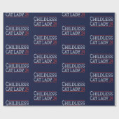 Kamala Harris - Kinderloze Cat Lady 2024 I Cadeaupapier (Vlak)