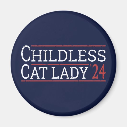 Kamala Harris - Kinderloze Cat Lady 2024 I Magneet (Voorkant)