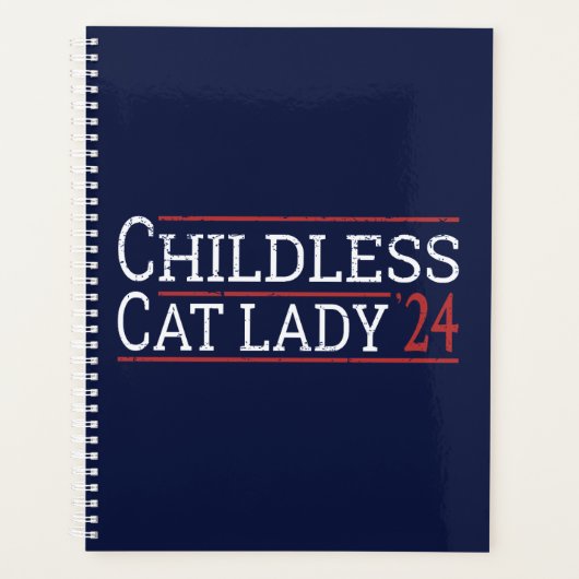 Kamala Harris - Kinderloze Cat Lady 2024 I Planner (Voorkant)