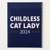 Kamala Harris - Kinderloze Cat Lady 2024 III Planner (Achterkant)