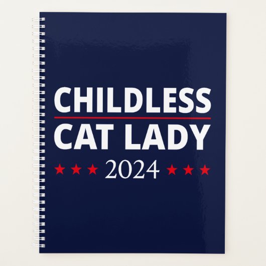 Kamala Harris - Kinderloze Cat Lady 2024 III Planner (Voorkant)