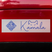 Kamala Harris "Kinderloze Cat Lady" Aangepaste QR- Bumpersticker