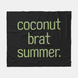 Kamala Harris Kokosnoot Brutaal Zomer 2024 Fleece Deken