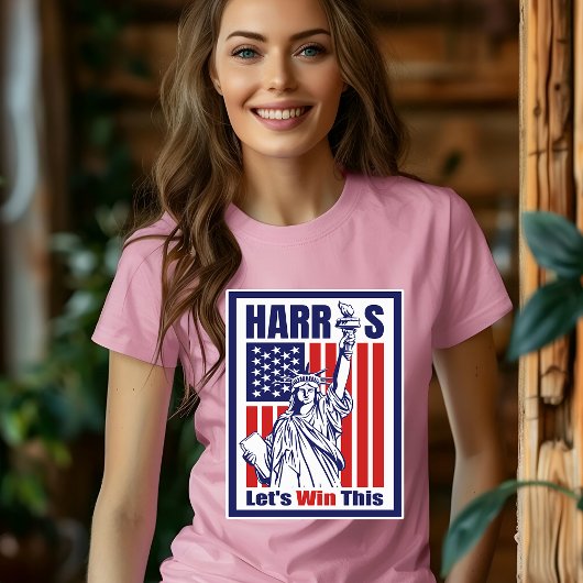 Kamala Harris: Laten we dit winnen T-shirt