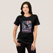 Kamala Harris: Laten we dit winnen Tri-Blend Shirt (Voorkant volledig)