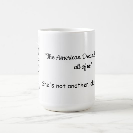 Kamala Harris: Leiderschap en inspiratie Magische Mok (Midden)