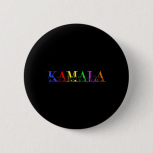 Kamala Harris LGBT Schattige positief kattenletter Ronde Button 5,7 Cm