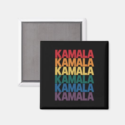 Kamala Harris LGBTQ Gay Pride Lesbian Fun Gift Magneet (Voorkant / Achterkant)
