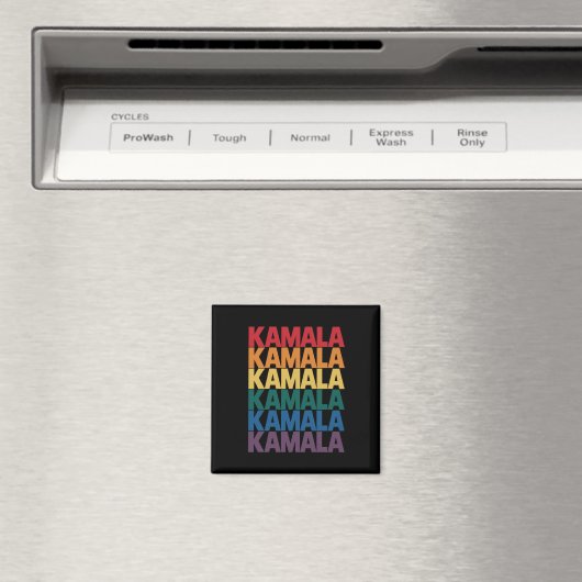 Kamala Harris LGBTQ Gay Pride Lesbian Fun Gift Magneet (Insitu (Vaatwasser))