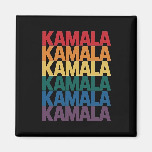Kamala Harris LGBTQ Gay Pride Lesbian Fun Gift Magneet (Voorkant)