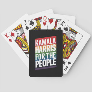 Kamala Harris LGBTQ Gay Pride Lesbian Funny Gift Pokerkaarten