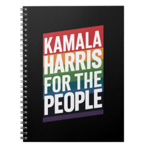 Kamala Harris LGBTQ Gay Pride Lesbisch Grappig Cad Notitieboek