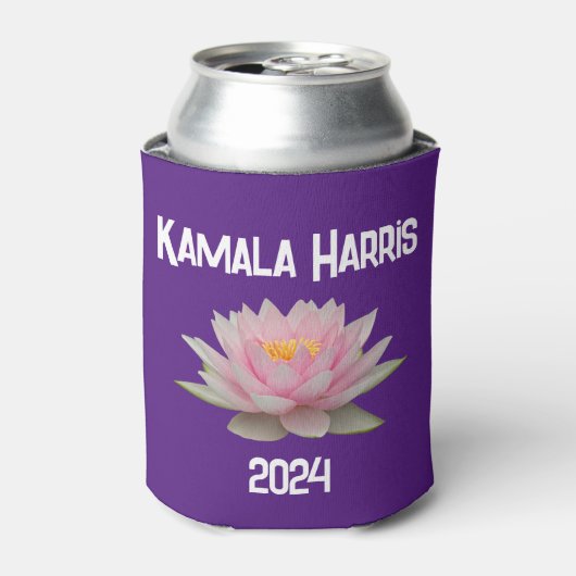 Kamala Harris Lotus 2024 Blikjeskoeler (Blikje Voorkant)