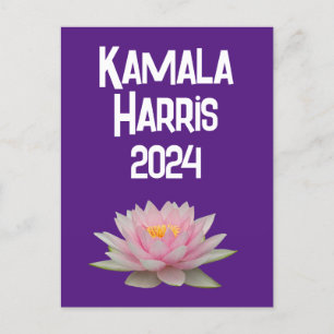 Kamala Harris Lotus 2024 Briefkaart