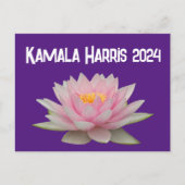 Kamala Harris Lotus 2024 Briefkaart (Voorkant)