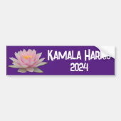 Kamala Harris Lotus 2024 Bumpersticker (Voorkant)