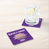 Kamala Harris Lotus 2024 Kartonnen Onderzetters (Insitu)