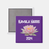 Kamala Harris Lotus 2024 Magneet (Voorkant / Achterkant)