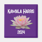 Kamala Harris Lotus 2024 Magneet (Voorkant)