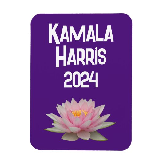 Kamala Harris Lotus 2024 Magneet (Verticaal)