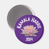 Kamala Harris Lotus 2024 Magneet (Voorkant / Achterkant)