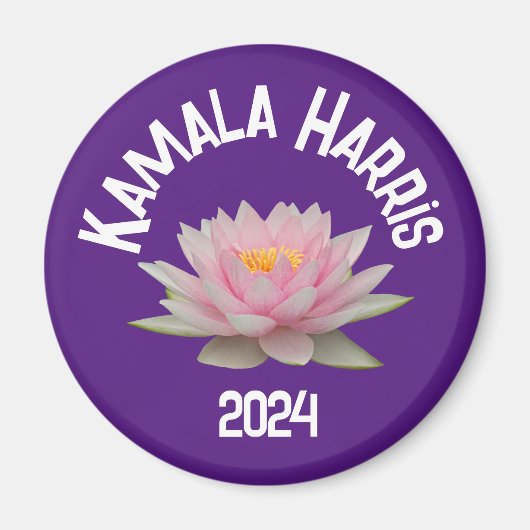 Kamala Harris Lotus 2024 Magneet (Voorkant)