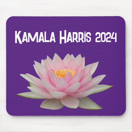Kamala Harris Lotus 2024 Muismat (Voorkant)