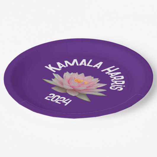 Kamala Harris Lotus 2024 Papieren Bordje (Gekanteld)