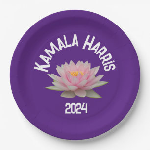 Kamala Harris Lotus 2024 Papieren Bordje