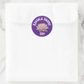 Kamala Harris Lotus 2024 Ronde Sticker (Tas)