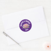 Kamala Harris Lotus 2024 Ronde Sticker (Envelop)