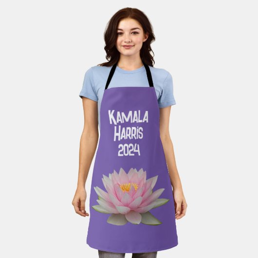 Kamala Harris Lotus 2024 Schort (Gedragen)