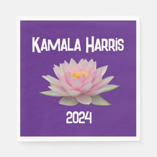 Kamala Harris Lotus 2024 Servet (Voorkant)