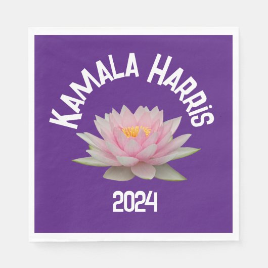 Kamala Harris Lotus 2024 Servet (Voorkant)