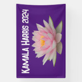 Kamala Harris Lotus 2024 Spandoek (Verticaal)