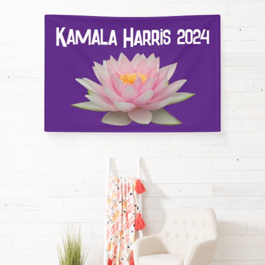 Kamala Harris Lotus 2024 Spandoek (Insitu)