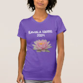 Kamala Harris Lotus 2024 T-shirt (Voorkant)