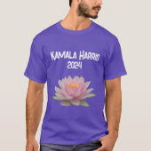 Kamala Harris Lotus 2024 T-shirt (Voorkant)