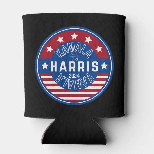 Kamala Harris Madam President 2024 Blikjeskoeler (Achterkant)