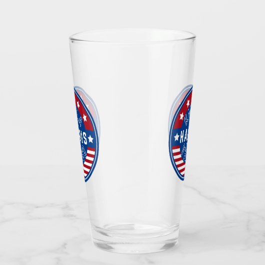 Kamala Harris Madam President 2024 Glas (Rechts)