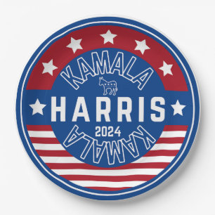 Kamala Harris Madam President 2024 Papieren Bordje