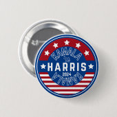 Kamala Harris Madam President 2024 Ronde Button 5,7 Cm (Voorkant /achterkant)