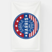 Kamala Harris Madam President 2024 Spandoek (Verticaal)