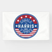 Kamala Harris Madam President 2024 Spandoek (Horizontaal)
