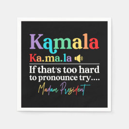 Kamala Harris Madam President Servet