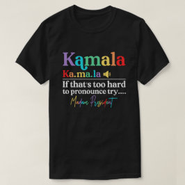 Kamala Harris Madam President T-shirt