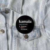 Kamala Harris Madame Vice-President Ronde Button 7,6 Cm (In situ)