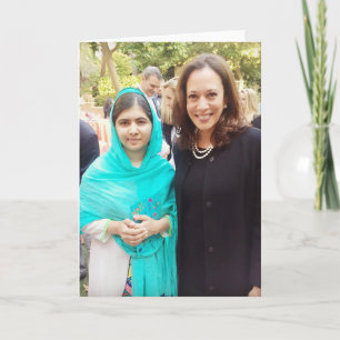 Kamala Harris & Malala Yousafzai Kaart