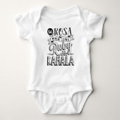 Kamala Harris Meisje power baby body suit Romper (Voorkant)